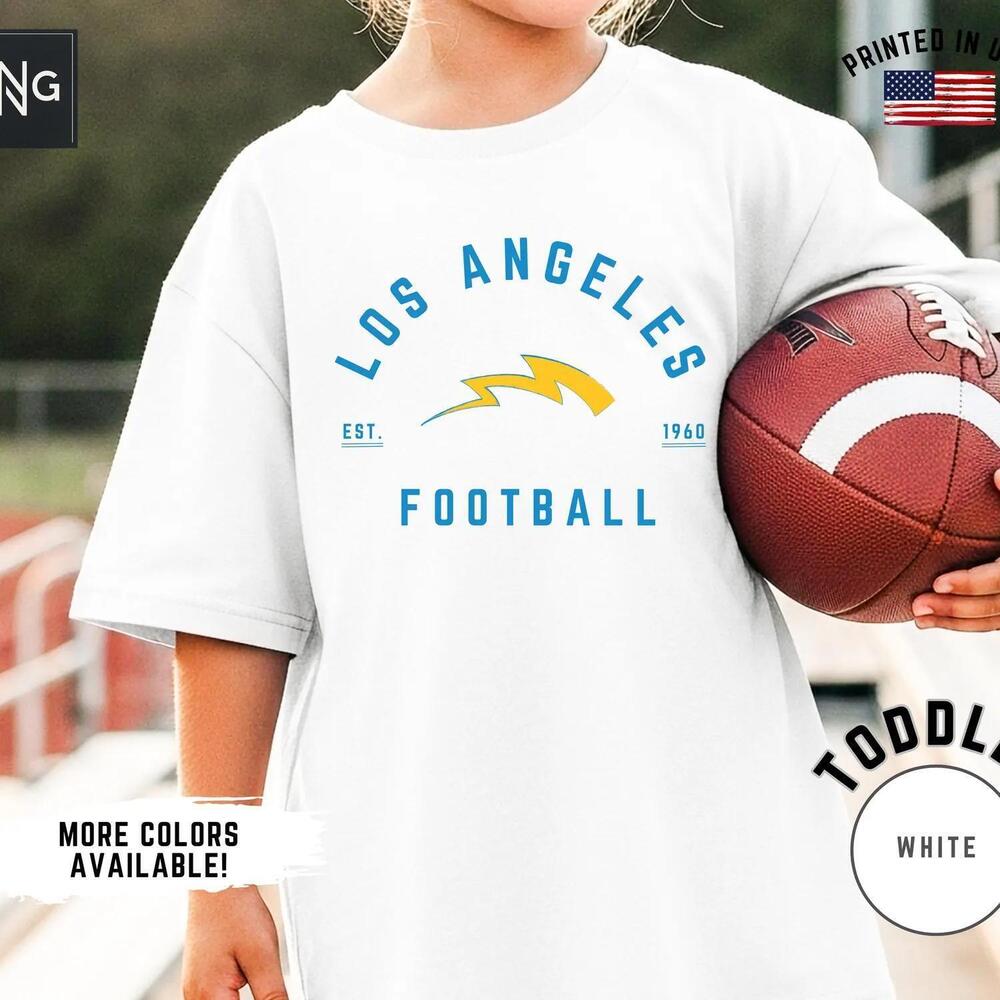 Toddler Los Angeles Chargers Retro Game Day Shirt